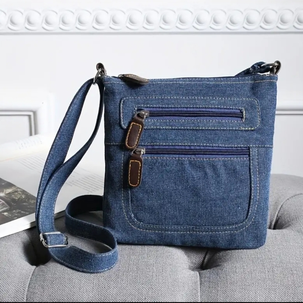 New! Trending  Crossbody Denim  bag